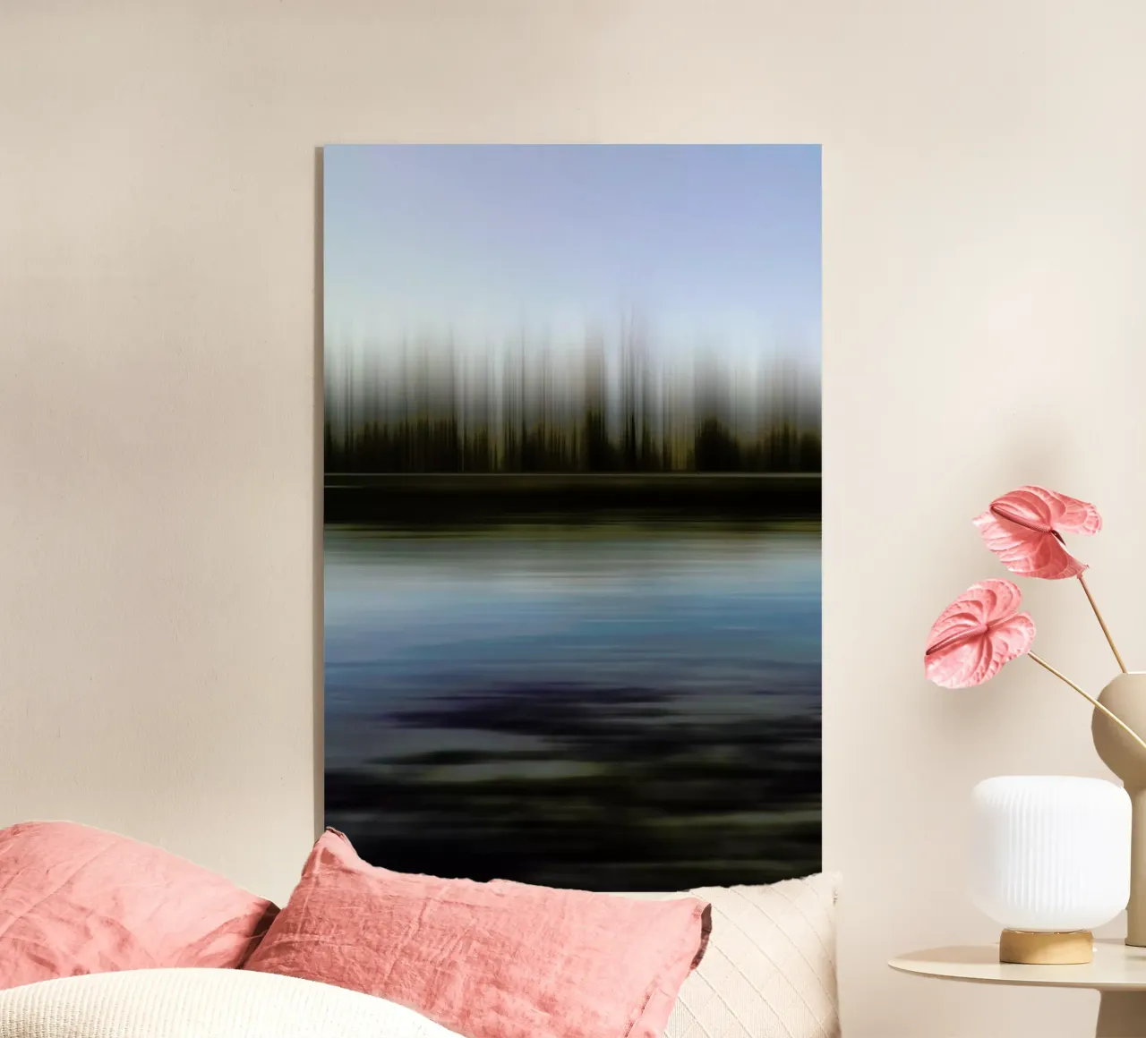 On the Riverbank acrylic glass by Angelo Cerantola