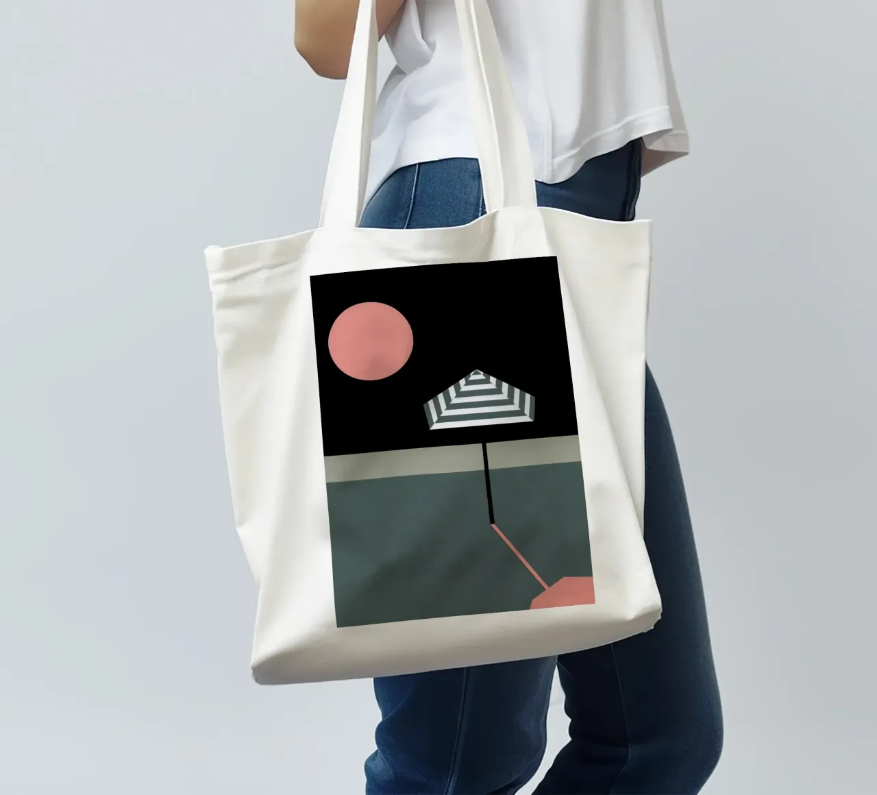 The End of Summer borsa in juta da Rosi Feist
