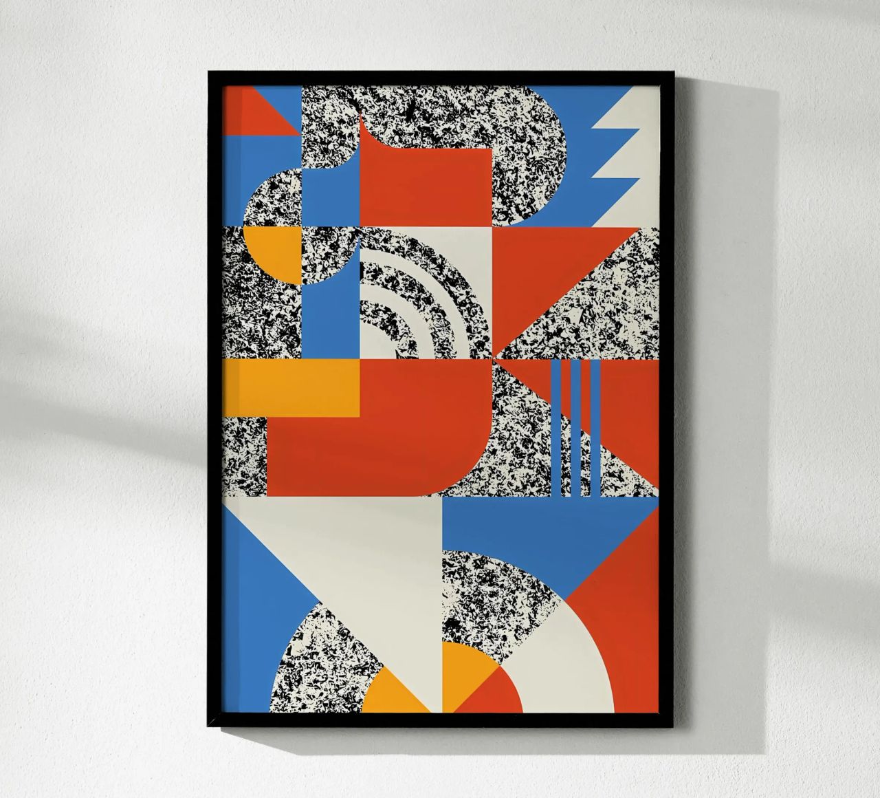 Collage Bauhaus du milieu du siècle poster de Iracheta