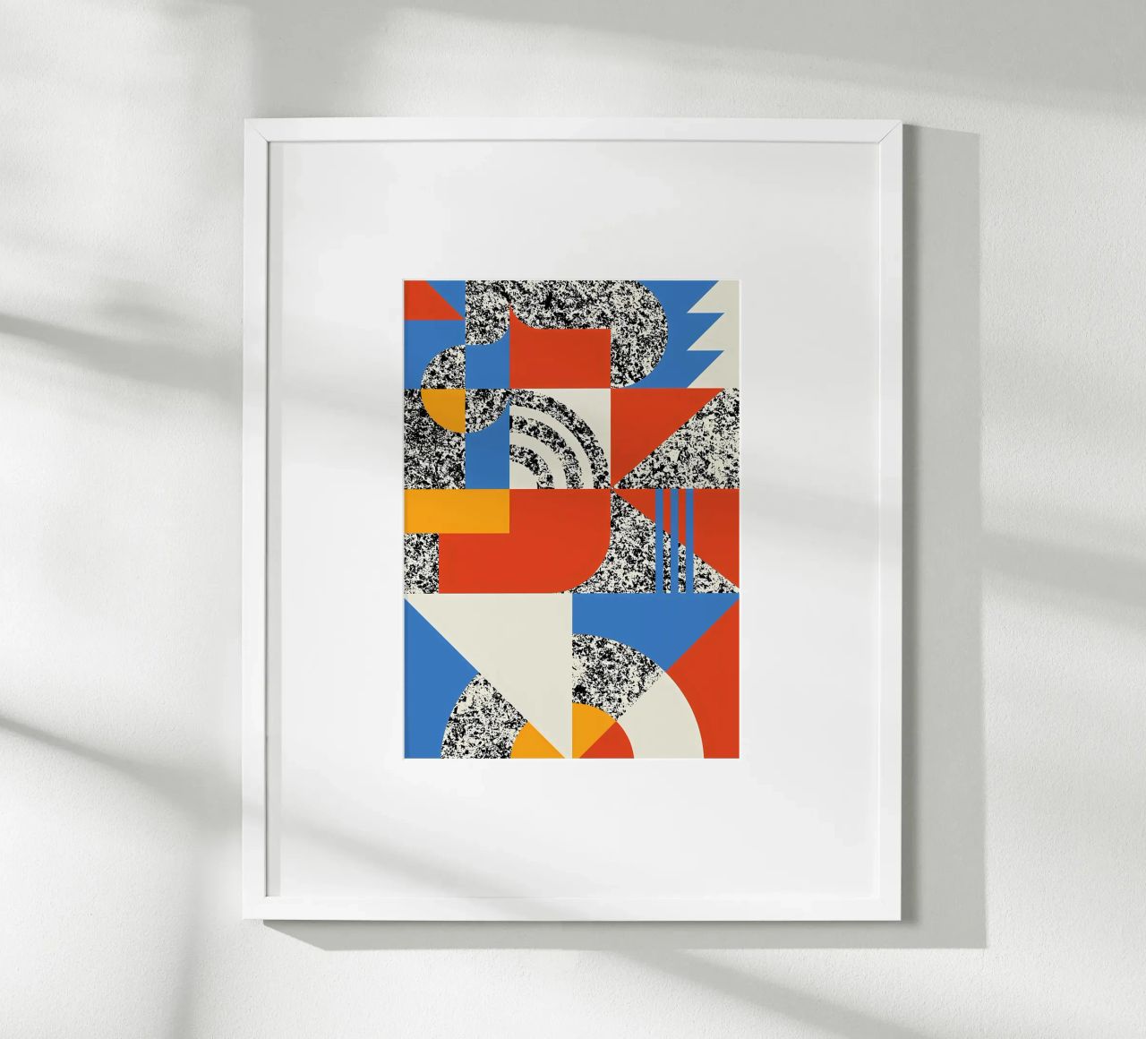 Collage Bauhaus du milieu du siècle poster de Iracheta