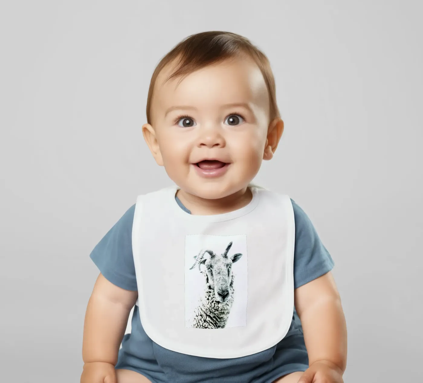 Sheep baby slabbetje van Victoria Frost
