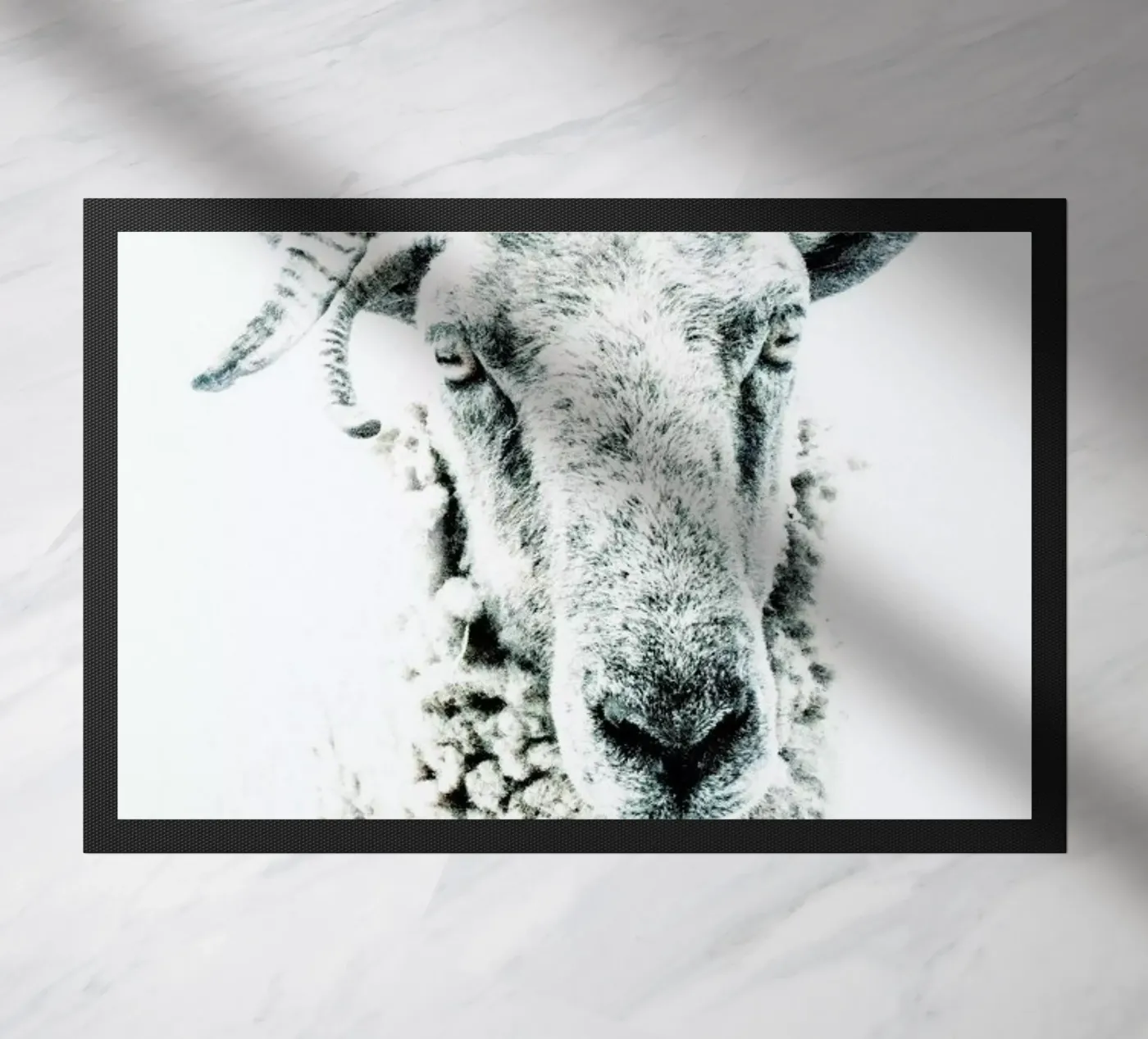 Sheep doormat by Victoria Frost