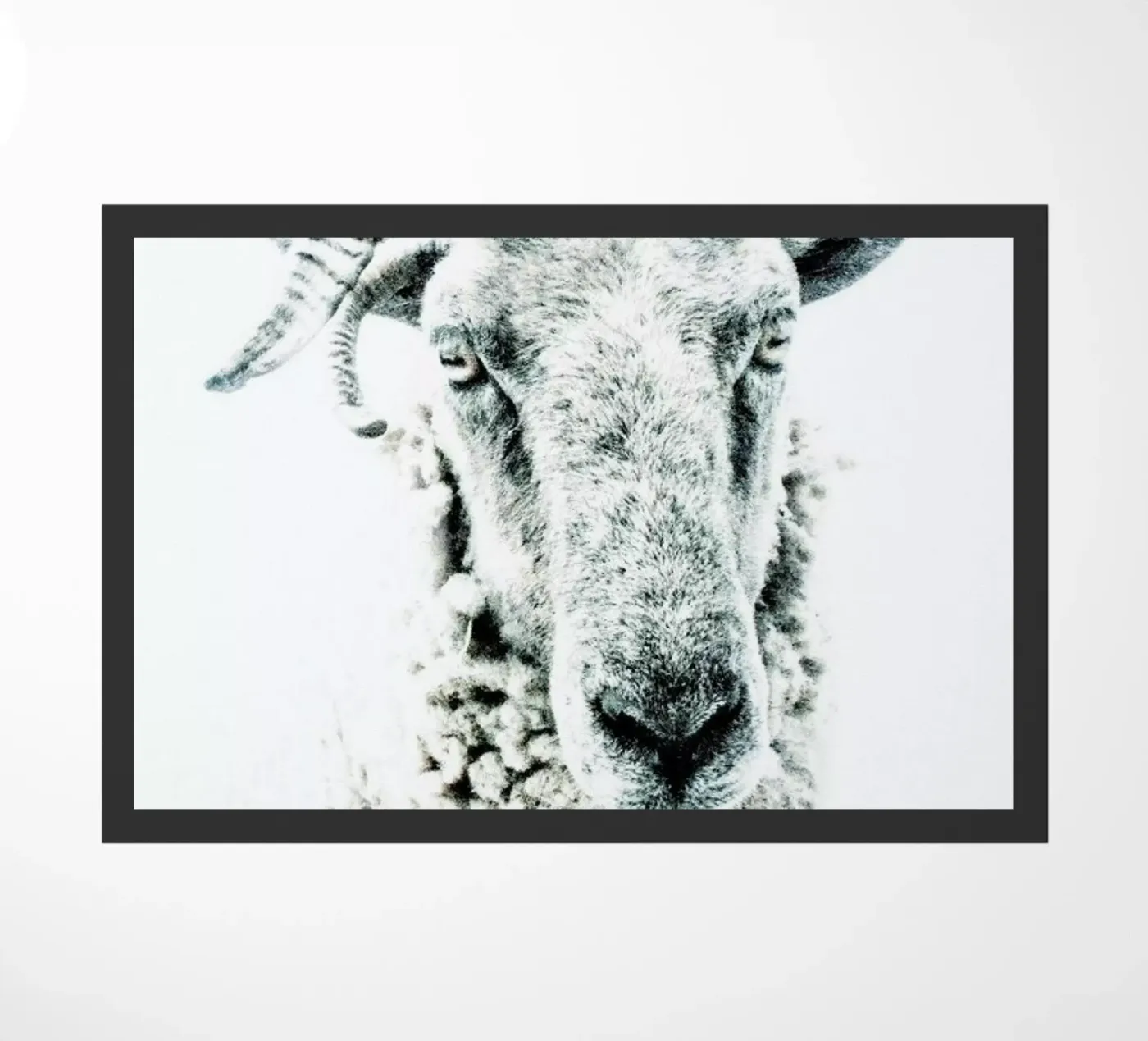 Sheep Fußmatte von Victoria Frost