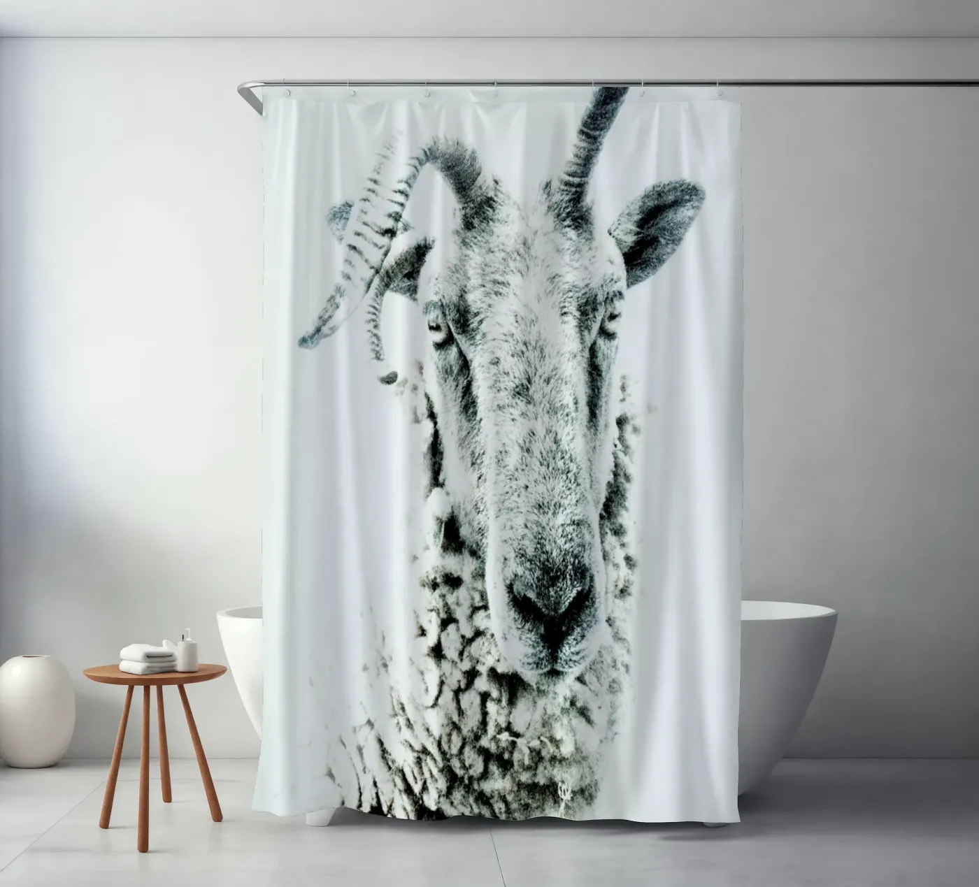 Schafe Duschvorhang von Victoria Frost