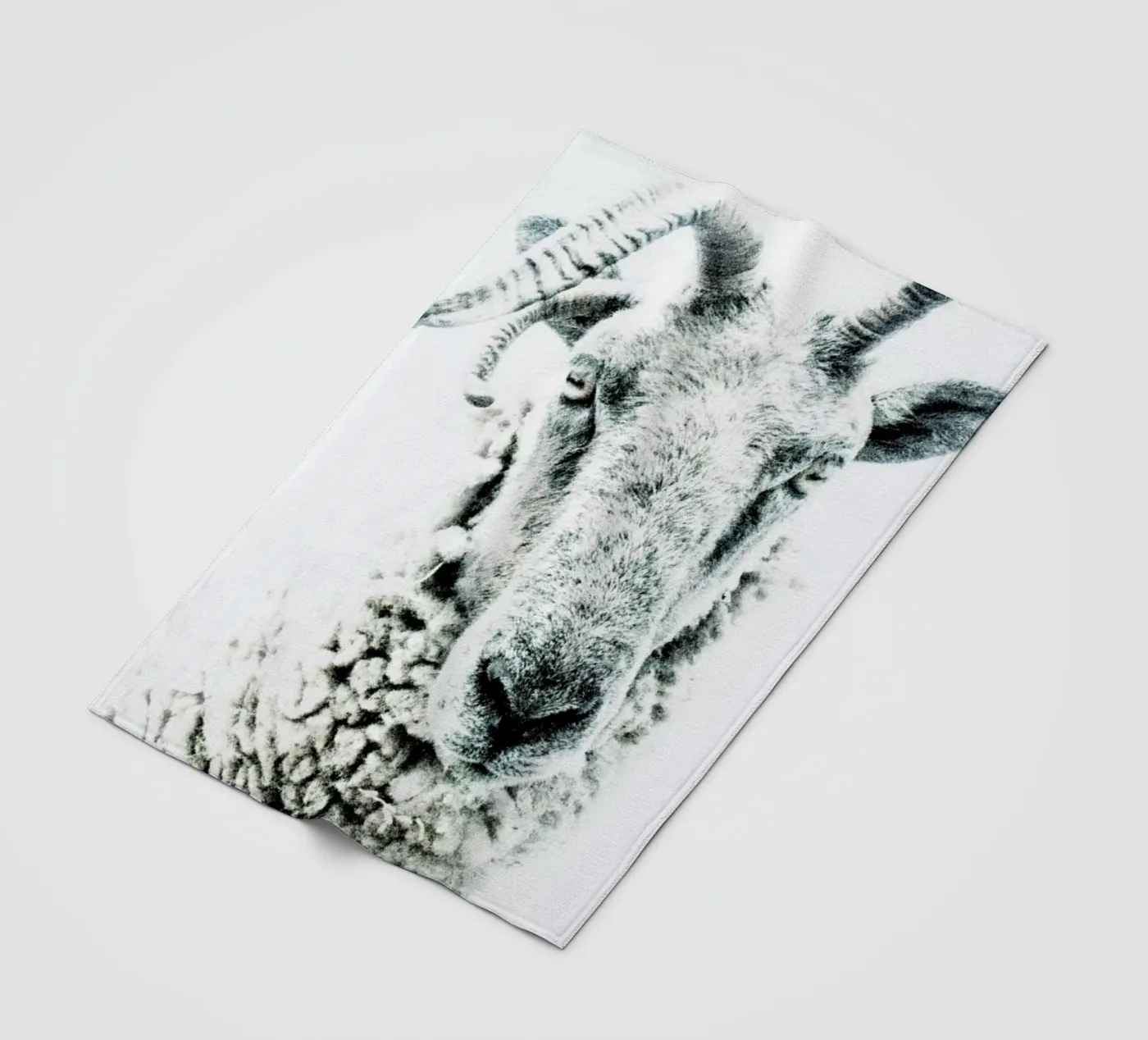 Sheep fleece blanket by Victoria Frost