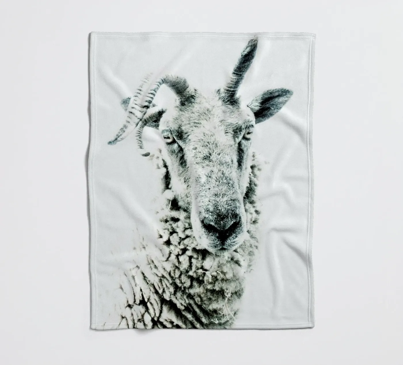 Sheep fleece blanket by Victoria Frost