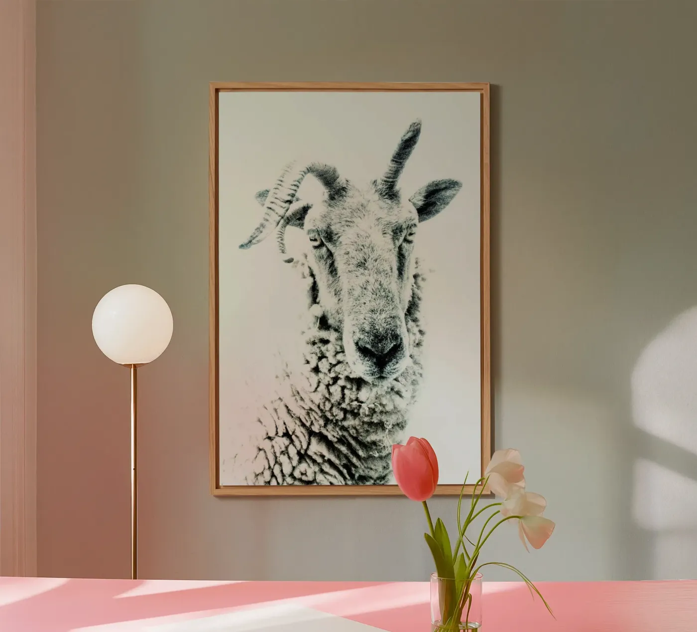 Pecora alluminio dibond da Victoria Frost