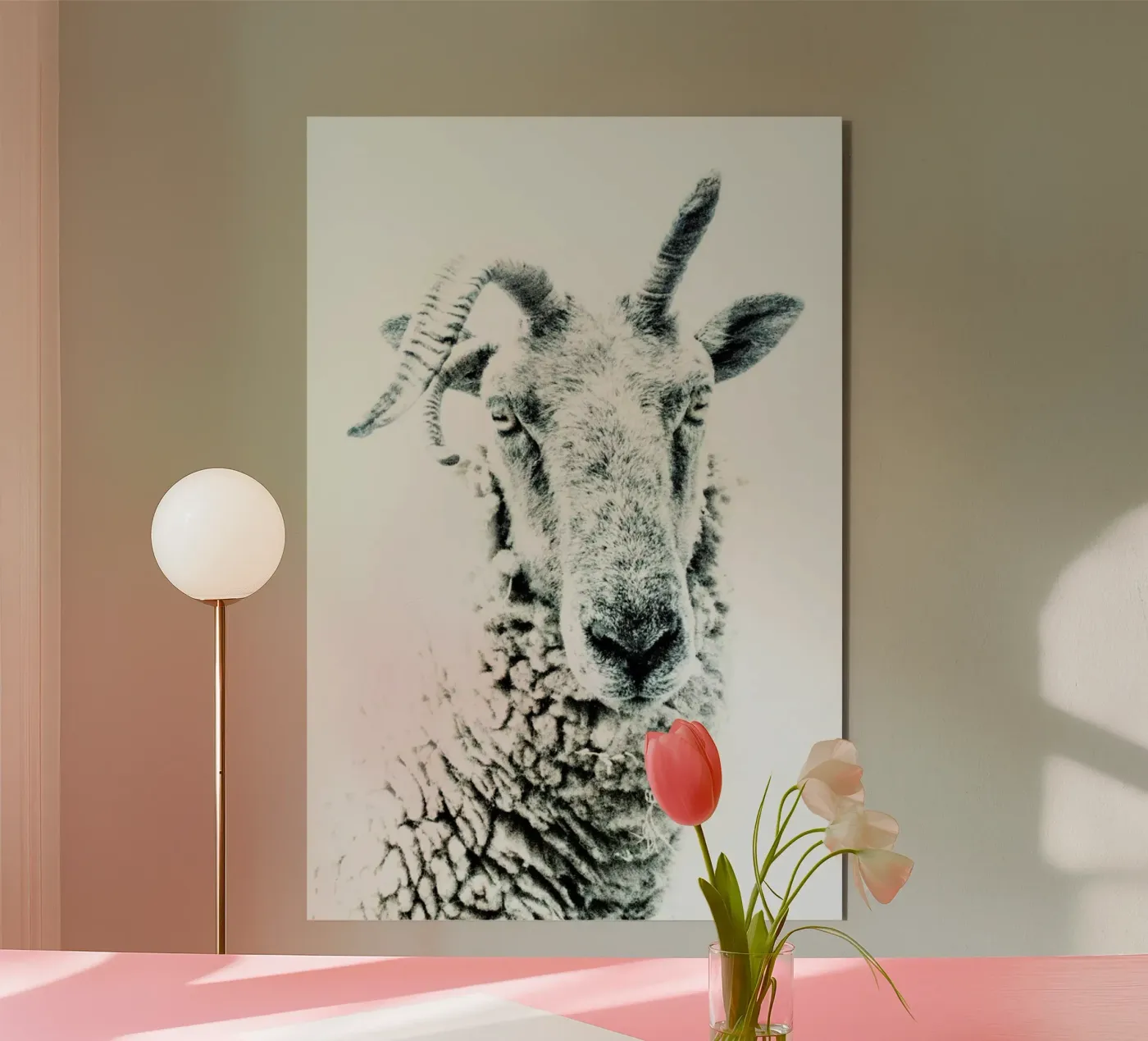 Pecora alluminio dibond da Victoria Frost