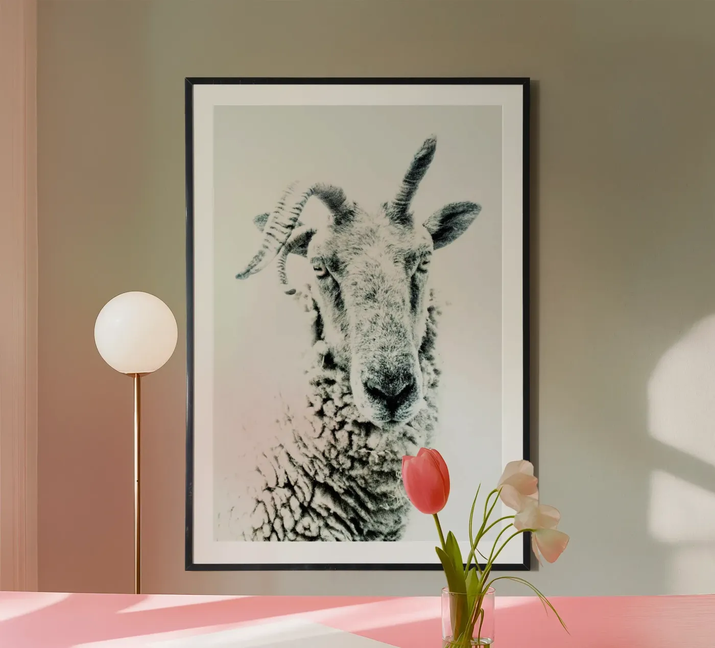 Sheep Poster von Victoria Frost