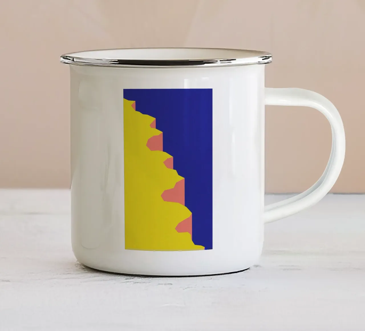 Big Sur V tazza in smalto da Rosi Feist