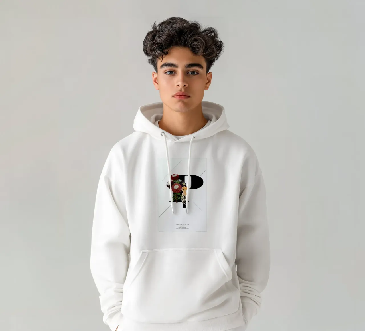 Botanical Alphabet - P sudadera con capucha de Froilein Juno