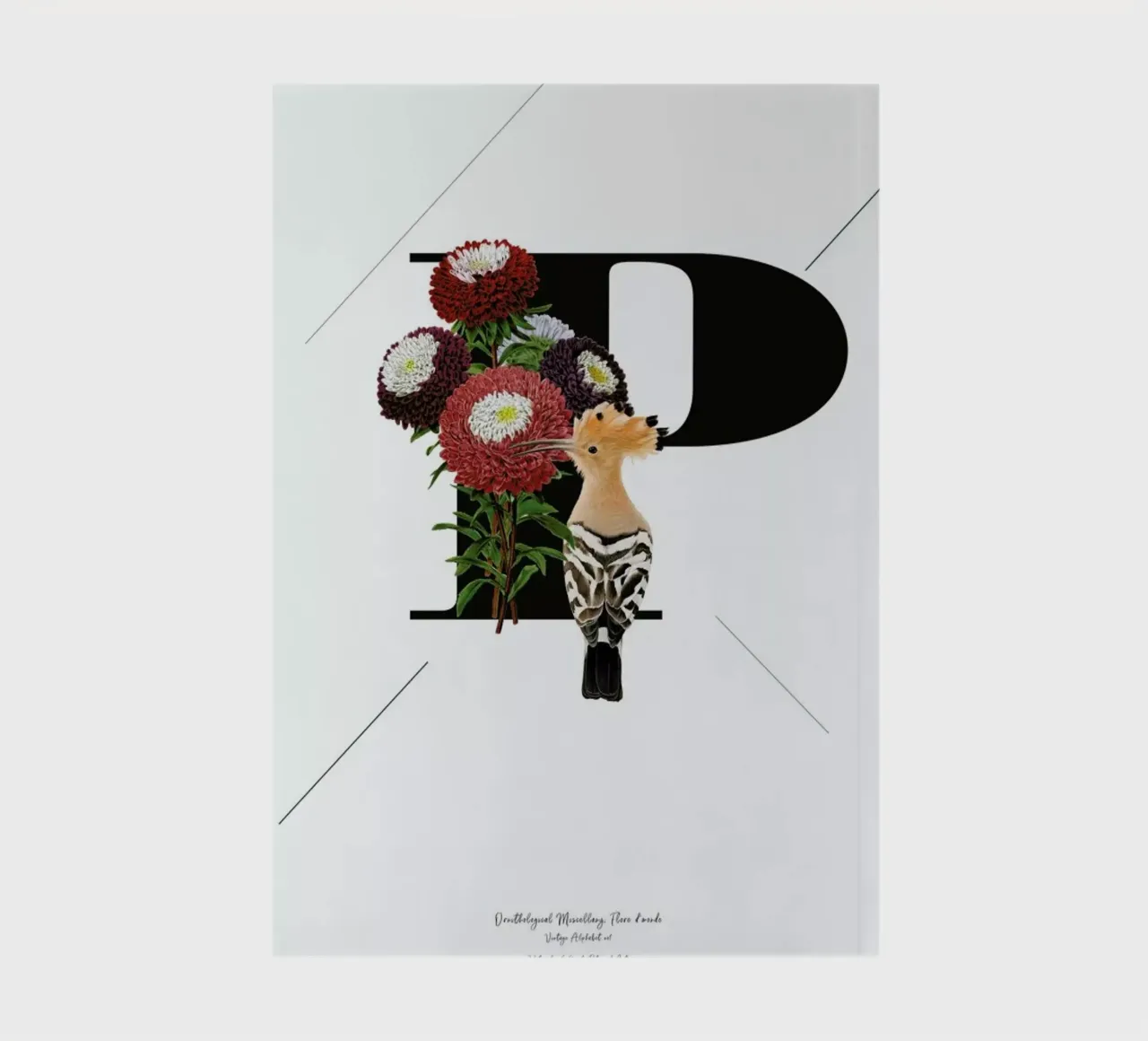 Botanical Alphabet - P notebook by Froilein Juno