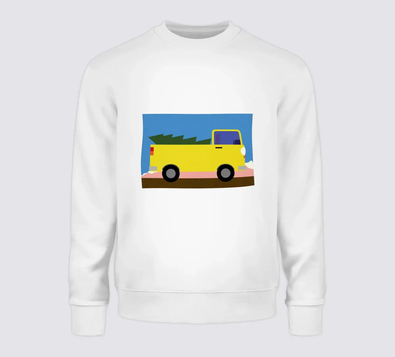 Truck & Tree sweatshirt by Rosi Feist