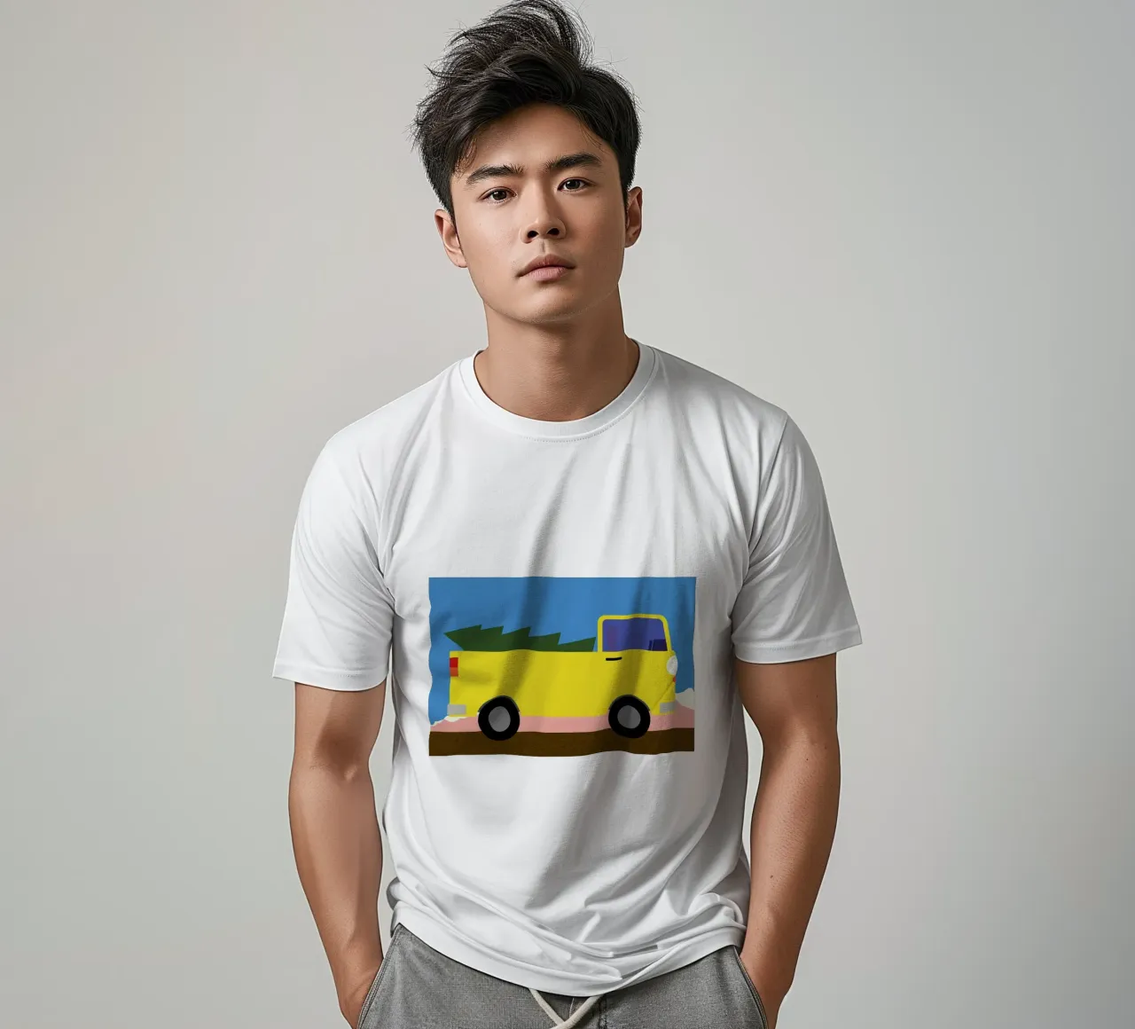 Truck & Tree t-shirt da Rosi Feist