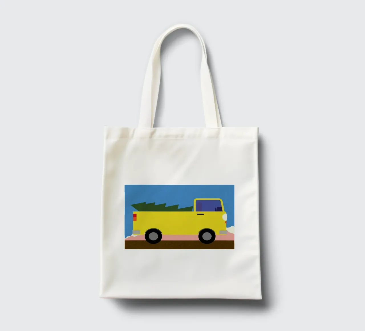 Truck & Tree borsa in juta da Rosi Feist