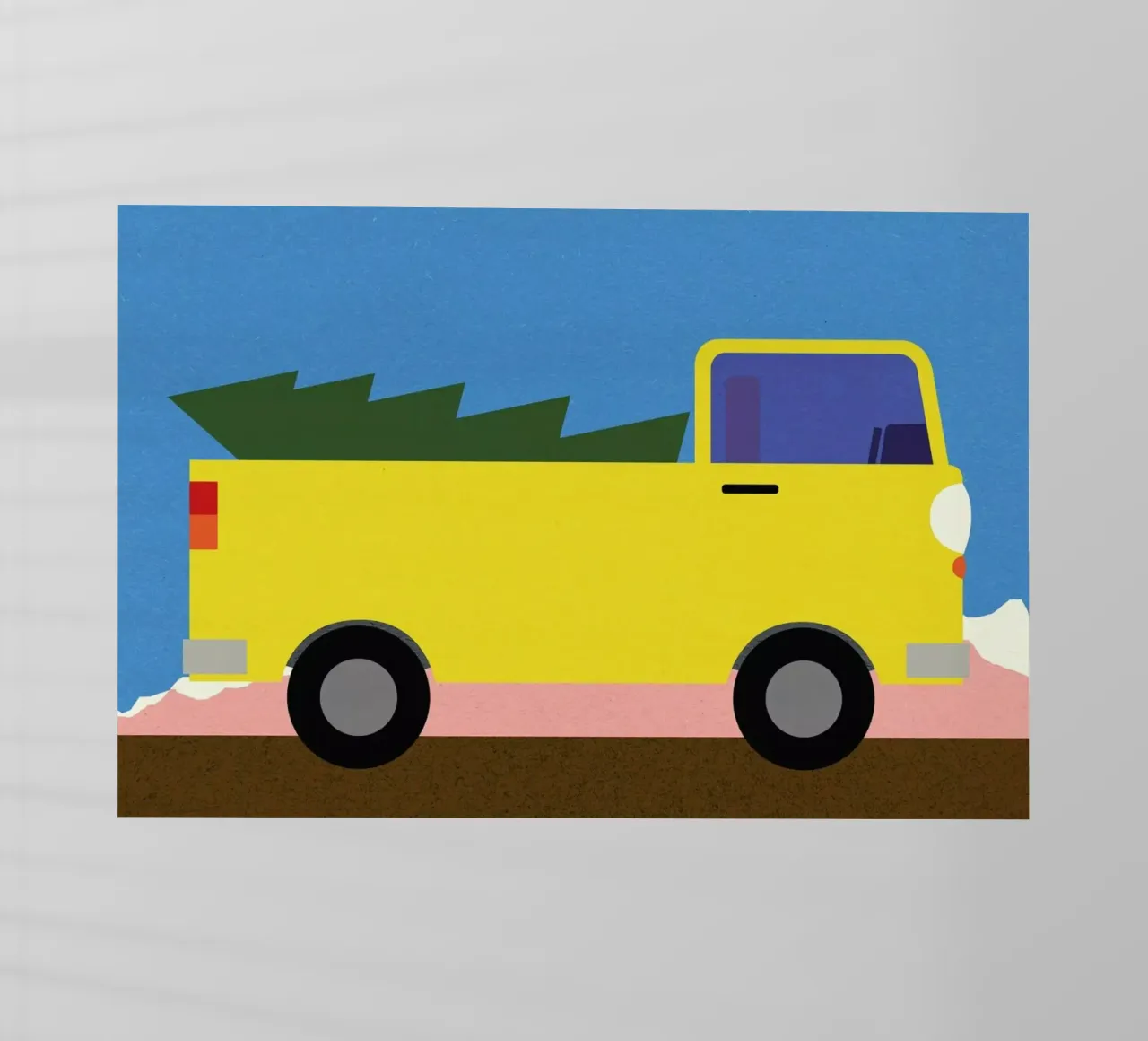 Truck & Tree pellicola backlit da Rosi Feist