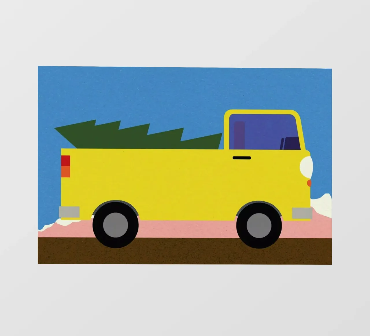 Truck & Tree pellicola backlit da Rosi Feist