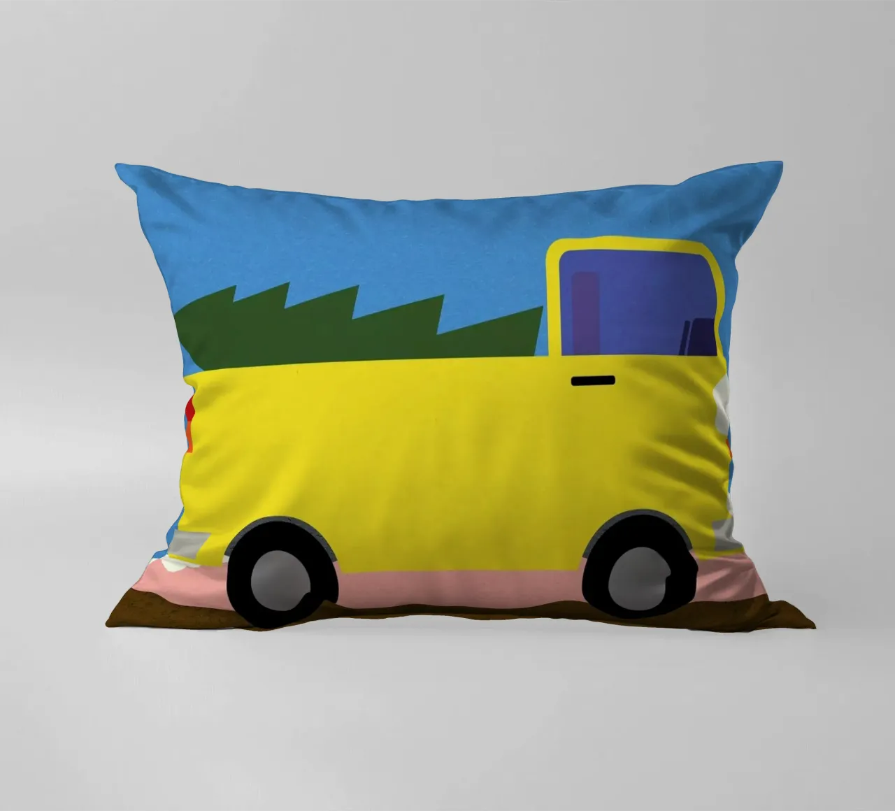 Truck & Tree cuscino da Rosi Feist