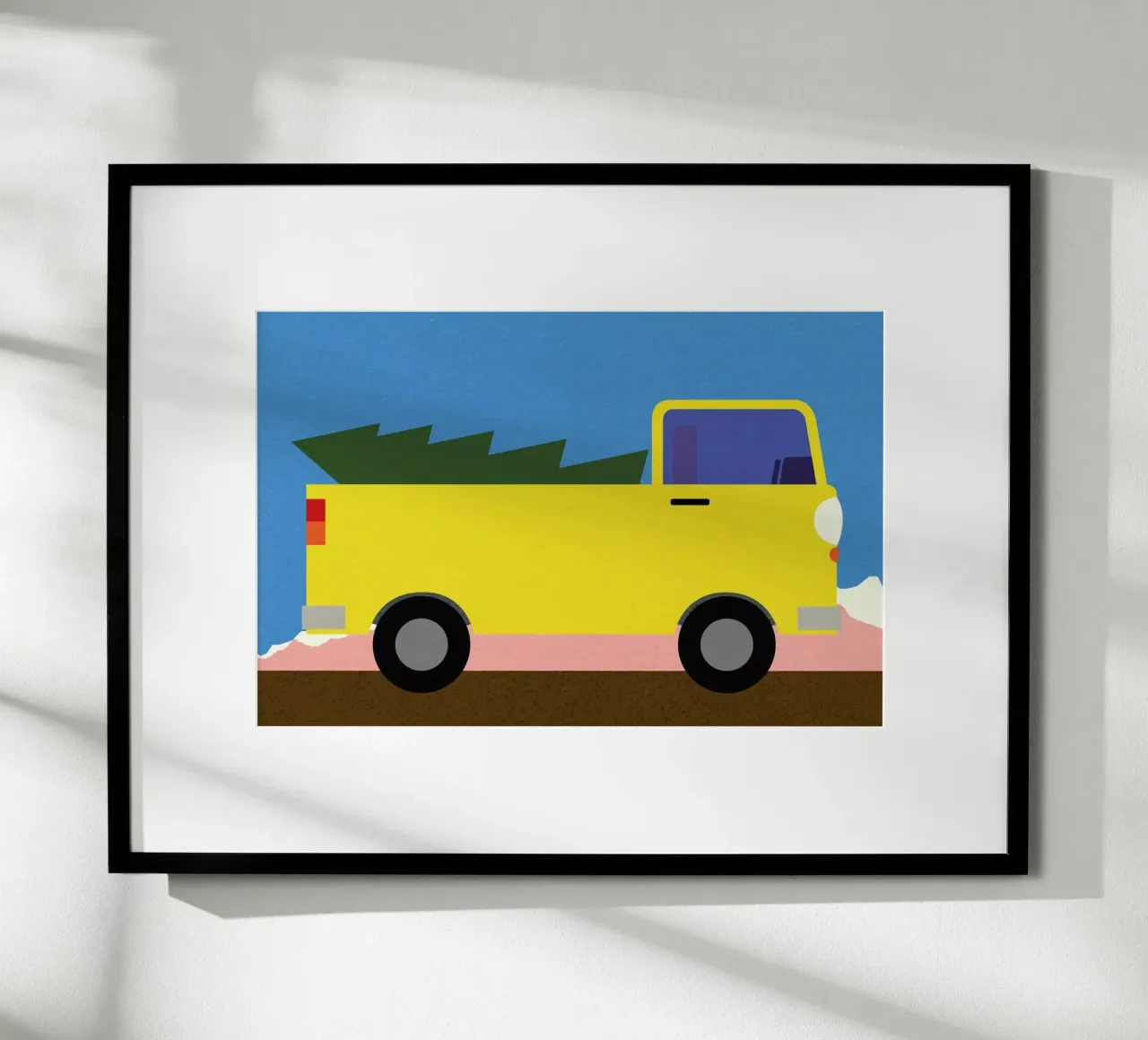 Truck & Tree carta hahnemühle da Rosi Feist