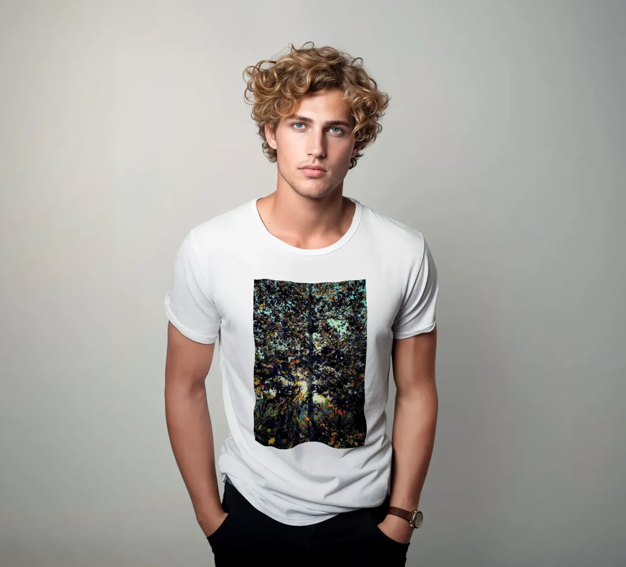 Autumn Language t-shirt da Angelo Cerantola