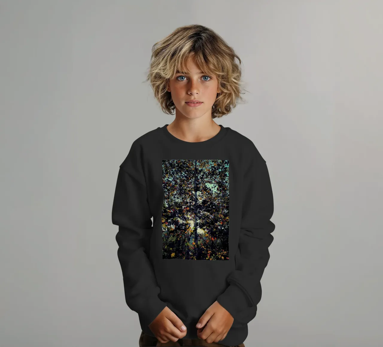 Autumn Language felpa bambino da Angelo Cerantola