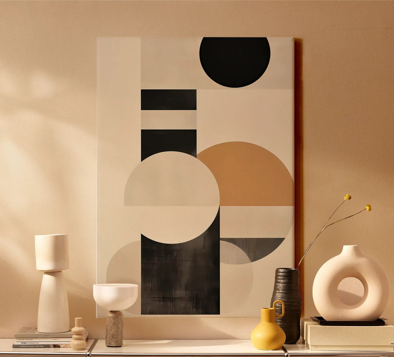 Bauhaus Planets Leinwand von Karraker