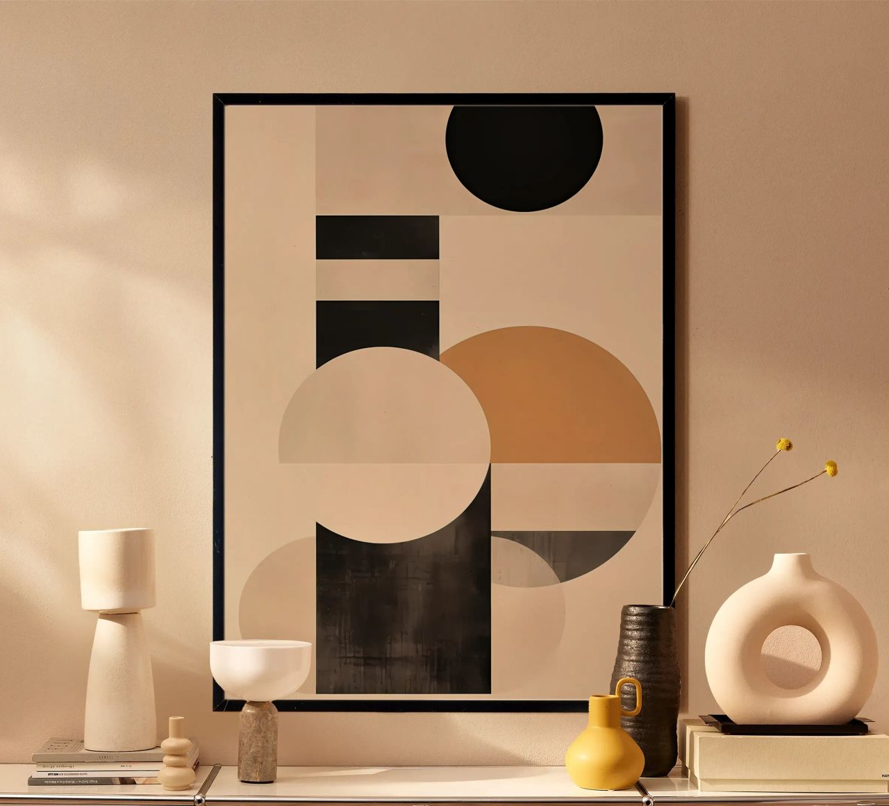 Bauhaus Planets poster by Karraker