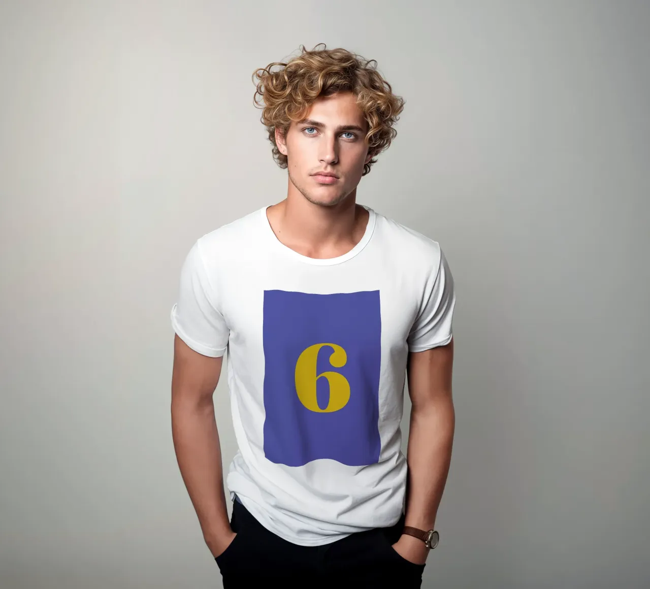 Blue Number 6 t-shirt da Studio One