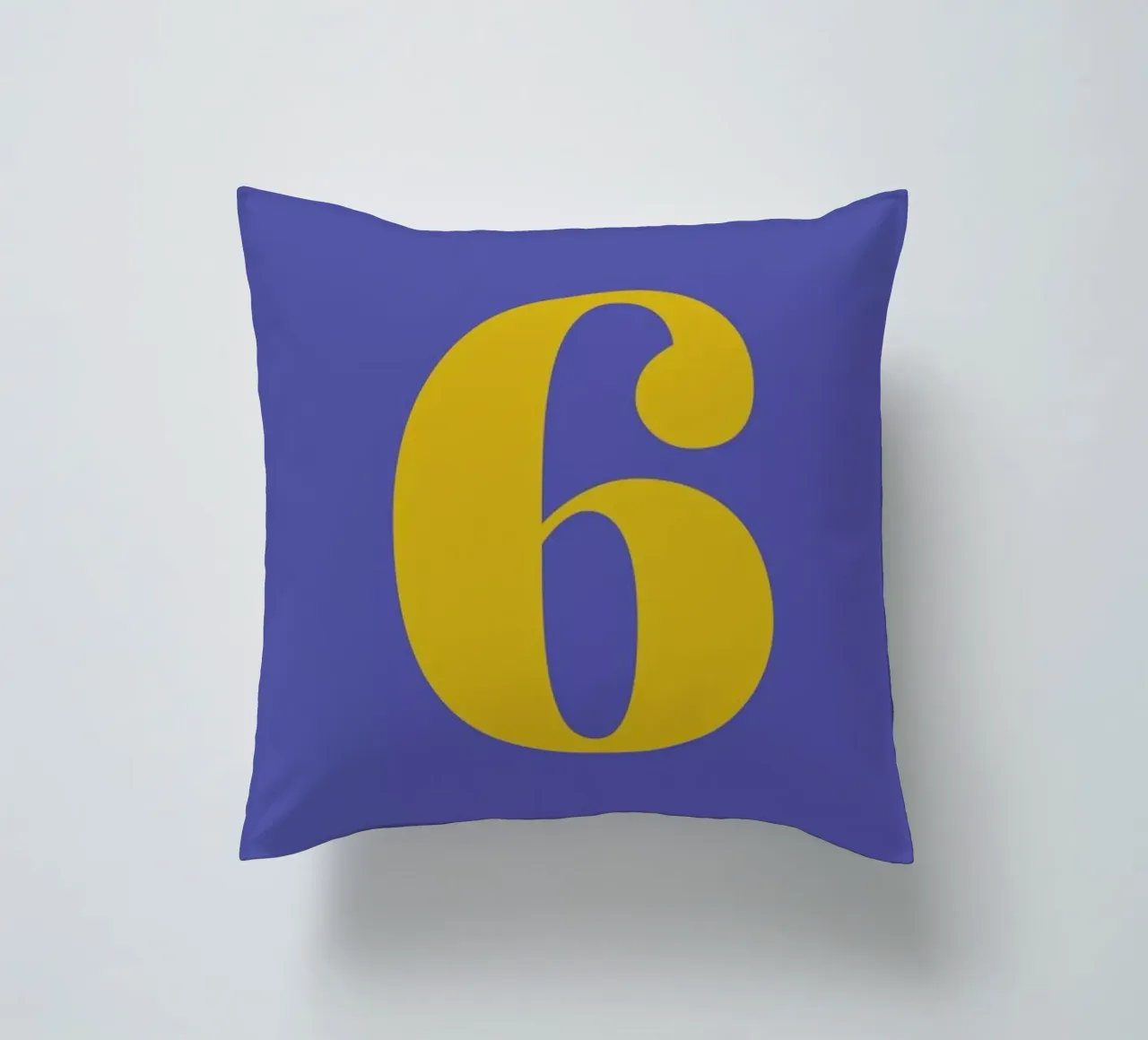 Blue Number 6 cuscino da Studio One