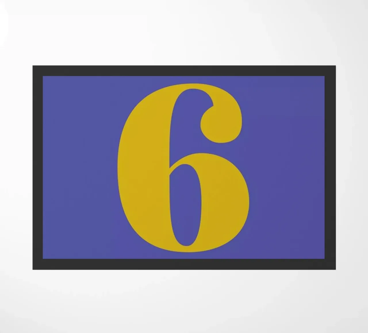 Blue Number 6 zerbino da Studio One