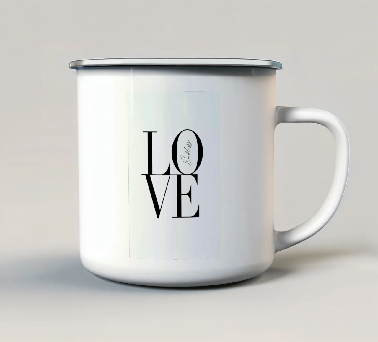 Endless Love tazza in smalto da Amy & Kurt