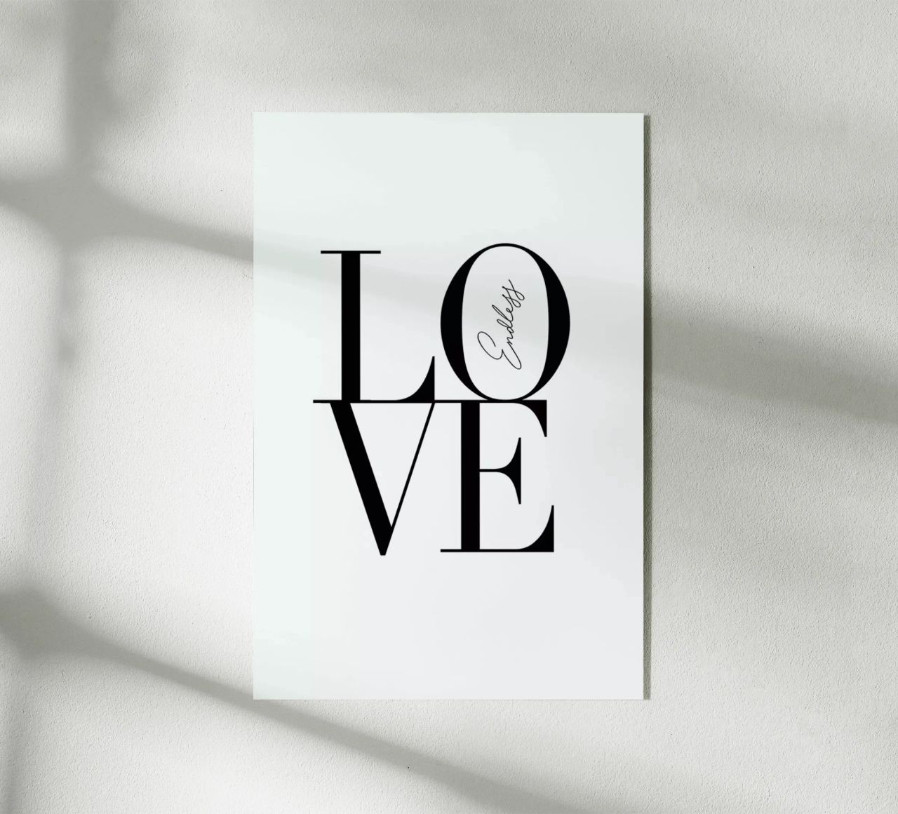 Endless Love plexiglass da Amy & Kurt