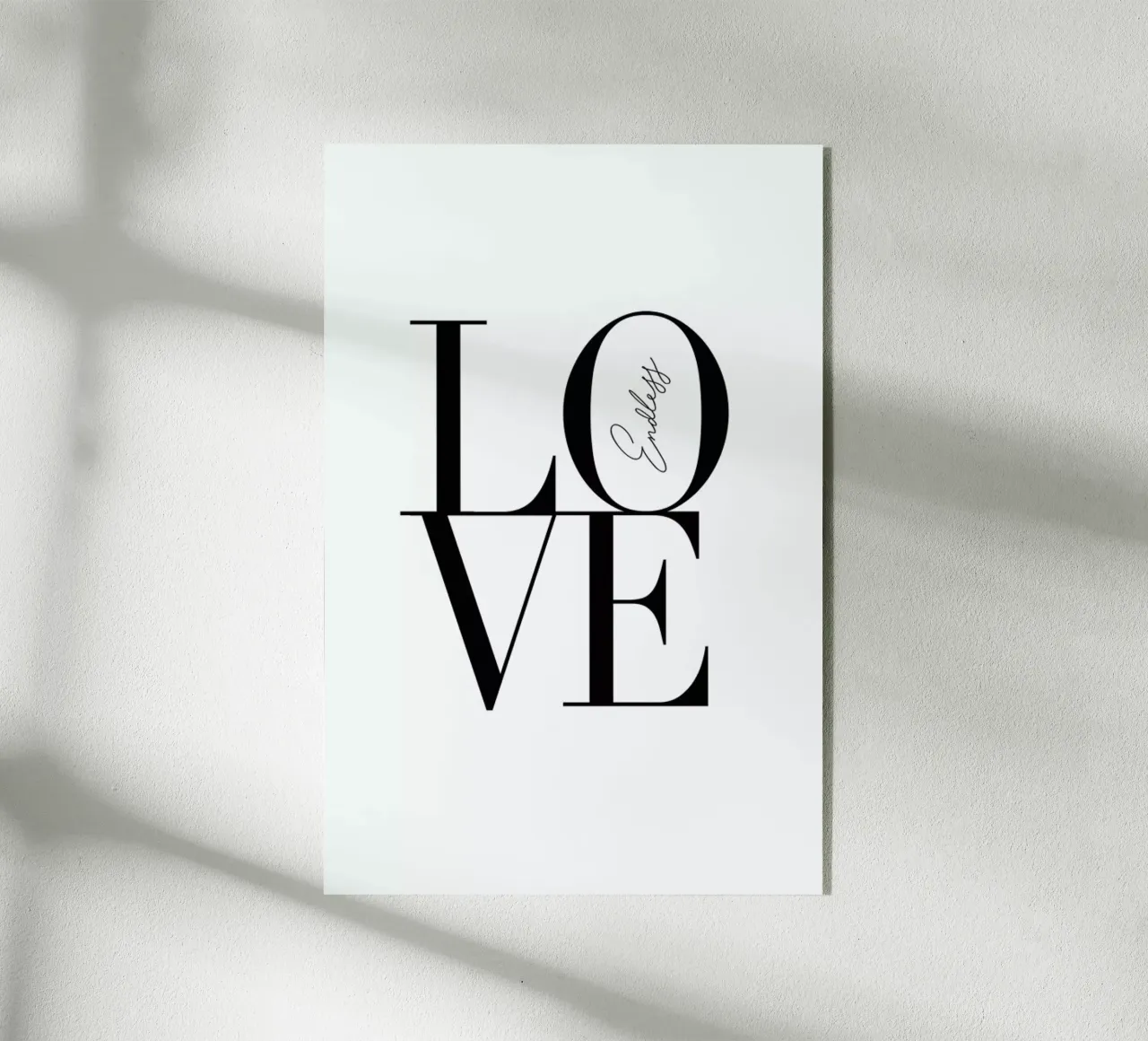 Endless Love plexiglass da Amy & Kurt