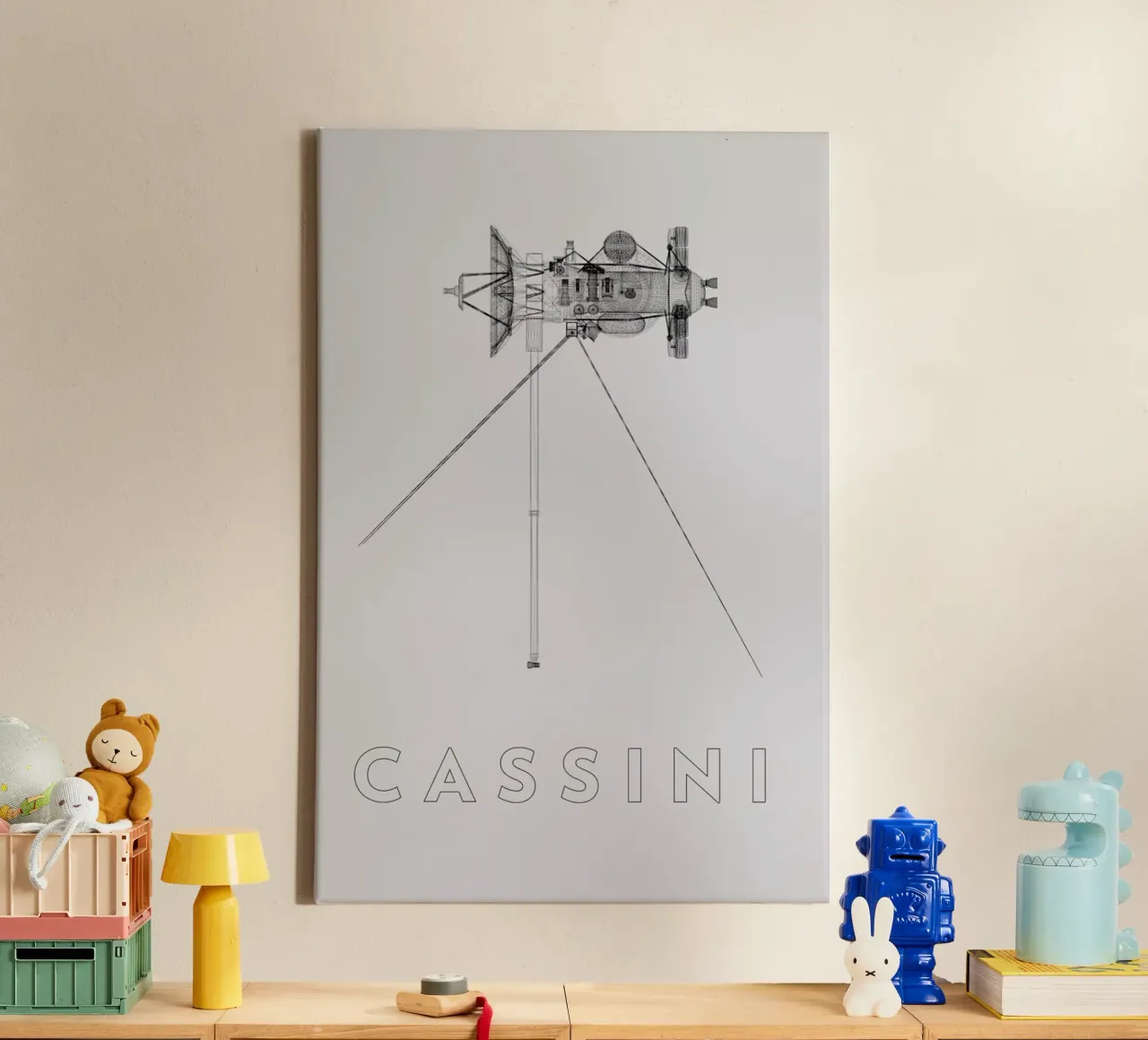 Cassini 2 tela con Cornice a cassetta da Marc Schulthess