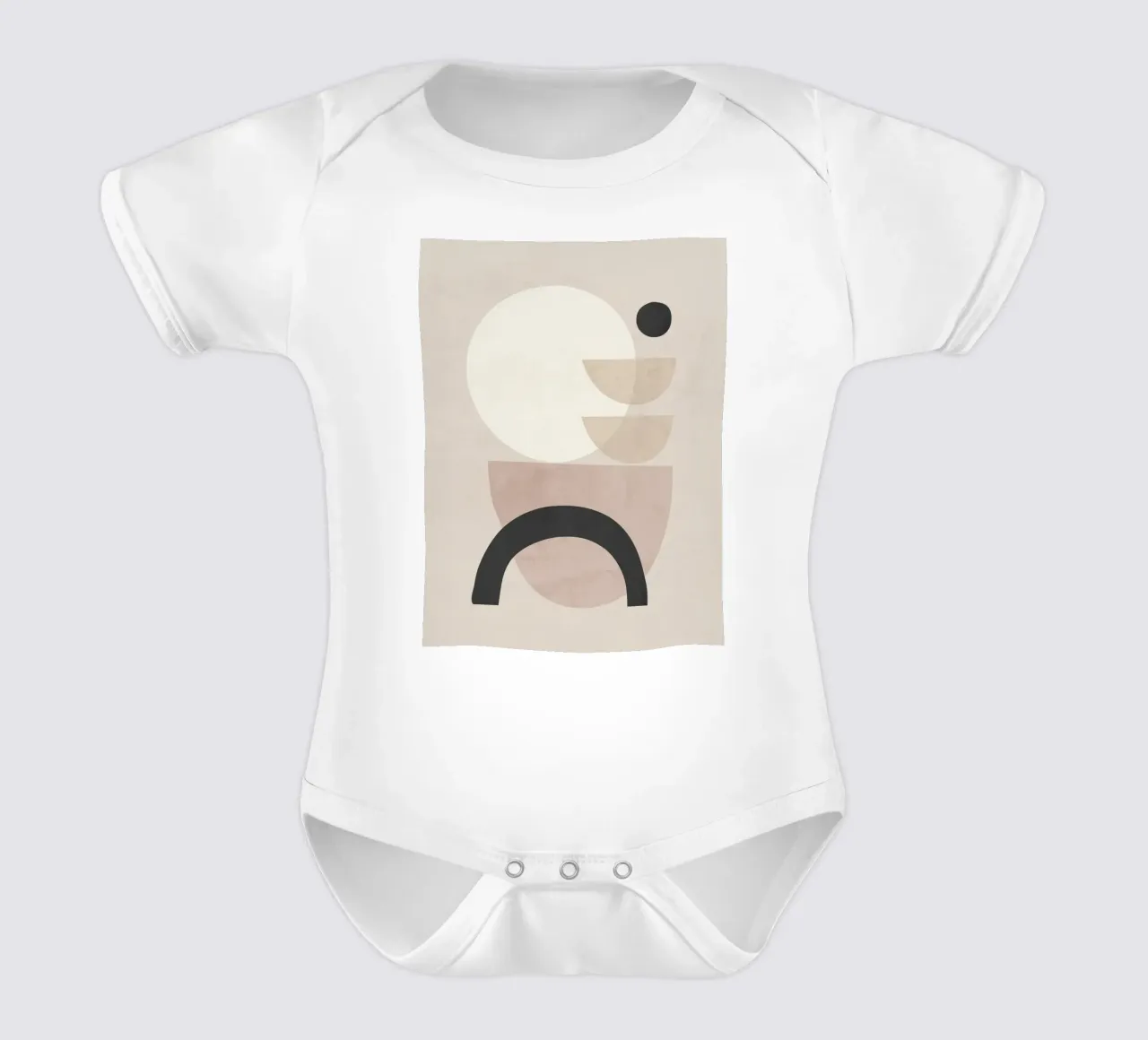 Forme minimaliste body neonato maniche corte da ThingDesign