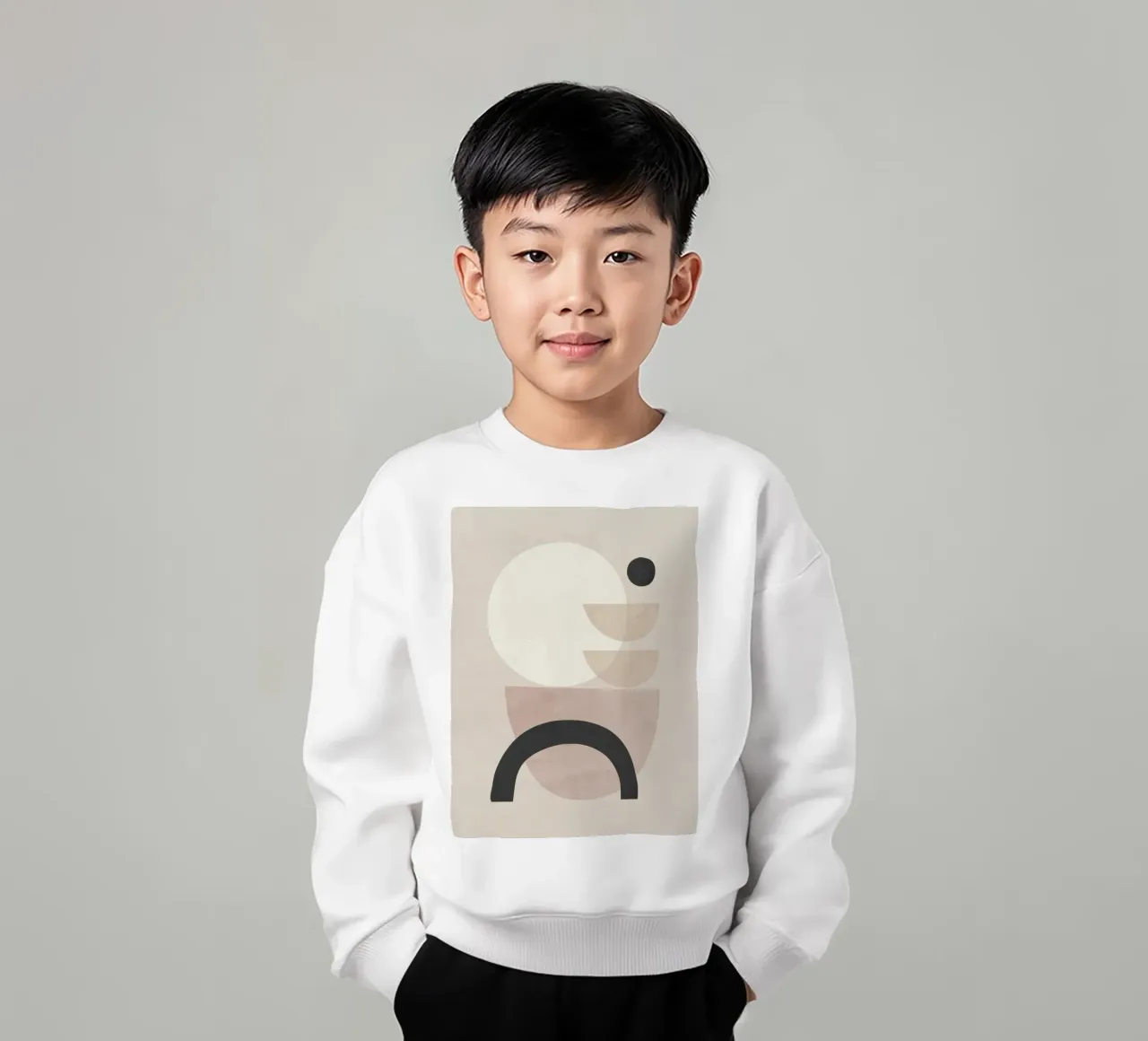 Forme minimaliste felpa bambino da ThingDesign