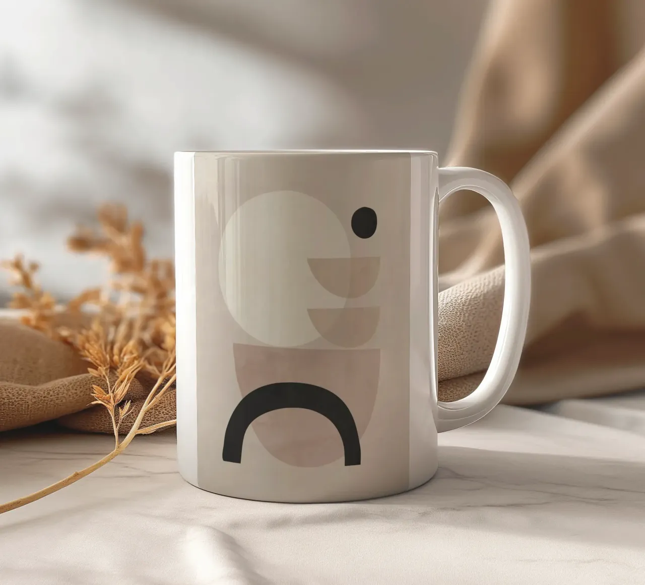 Forme minimaliste tazza in ceramica da ThingDesign
