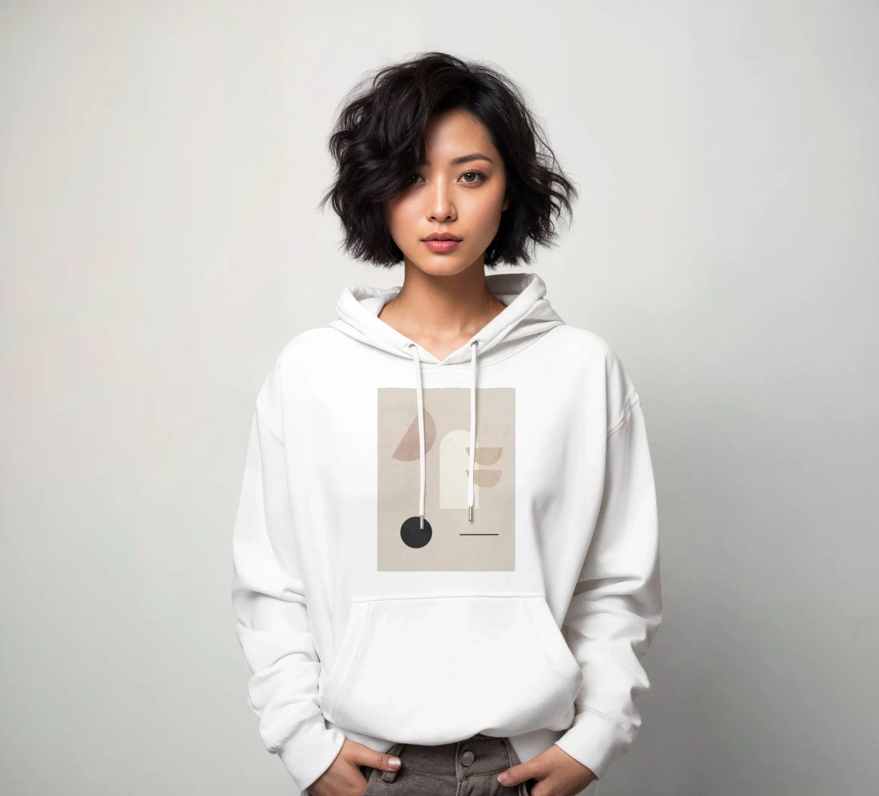 Forme minimaliste 2 felpa con cappuccio da ThingDesign