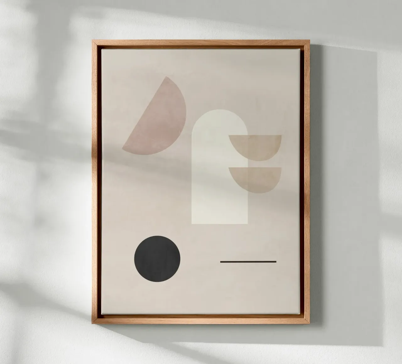 Forme minimaliste 2 tela con Cornice a cassetta da ThingDesign