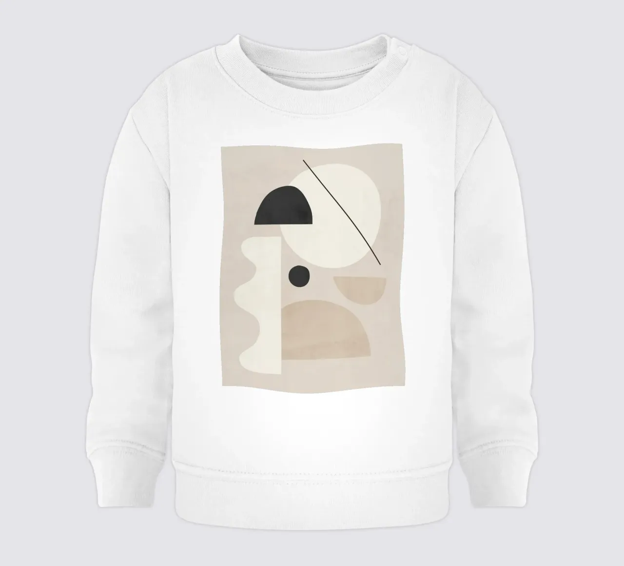Forme minimaliste 3 felpa neonato da ThingDesign