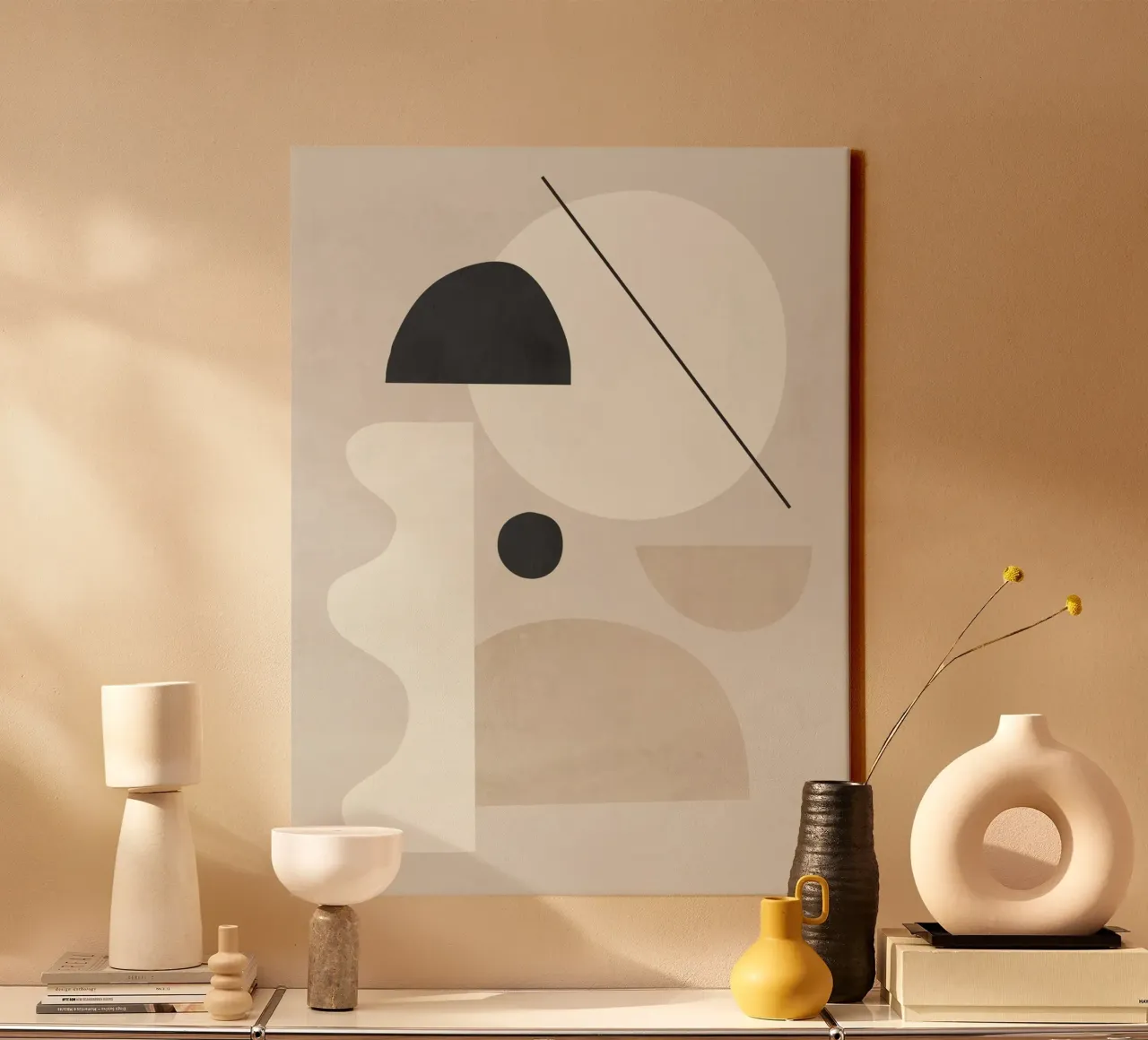 Minimalist Shapes 3 canvas by ThingDesign
