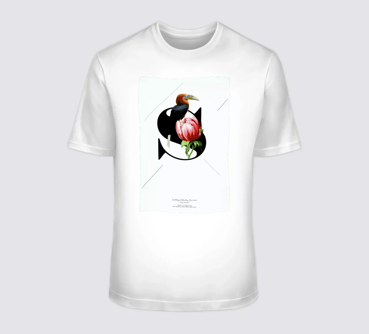 Botanical Alphabet - S t-shirt by Froilein Juno