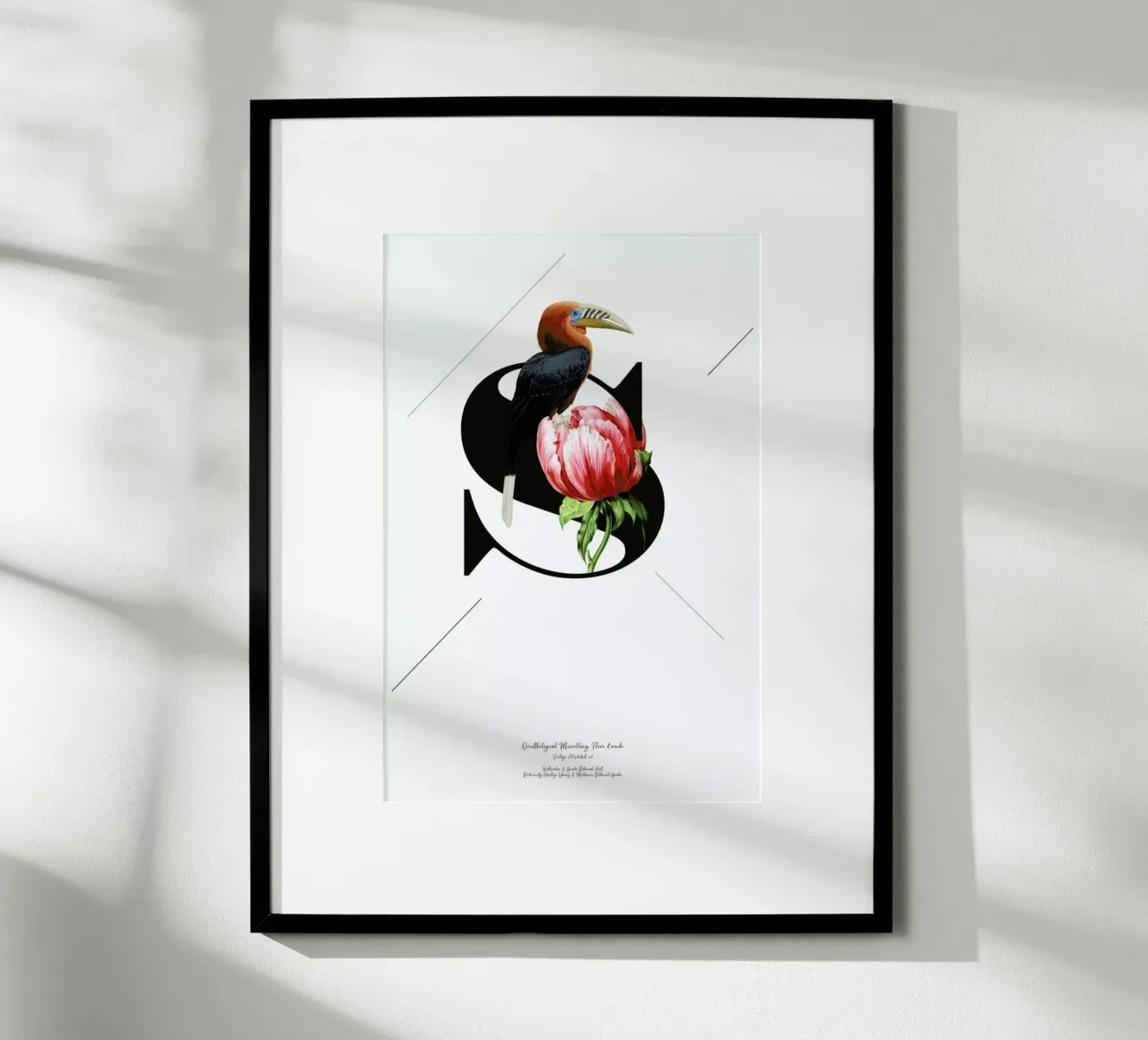 Botanical Alphabet - S carta hahnemühle da Froilein Juno
