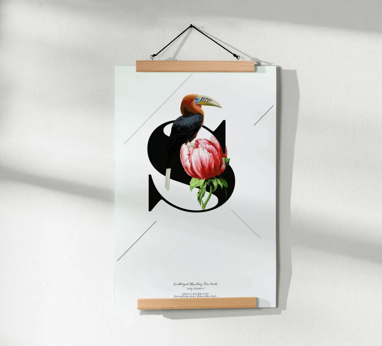 Botanical Alphabet - S carta hahnemühle da Froilein Juno