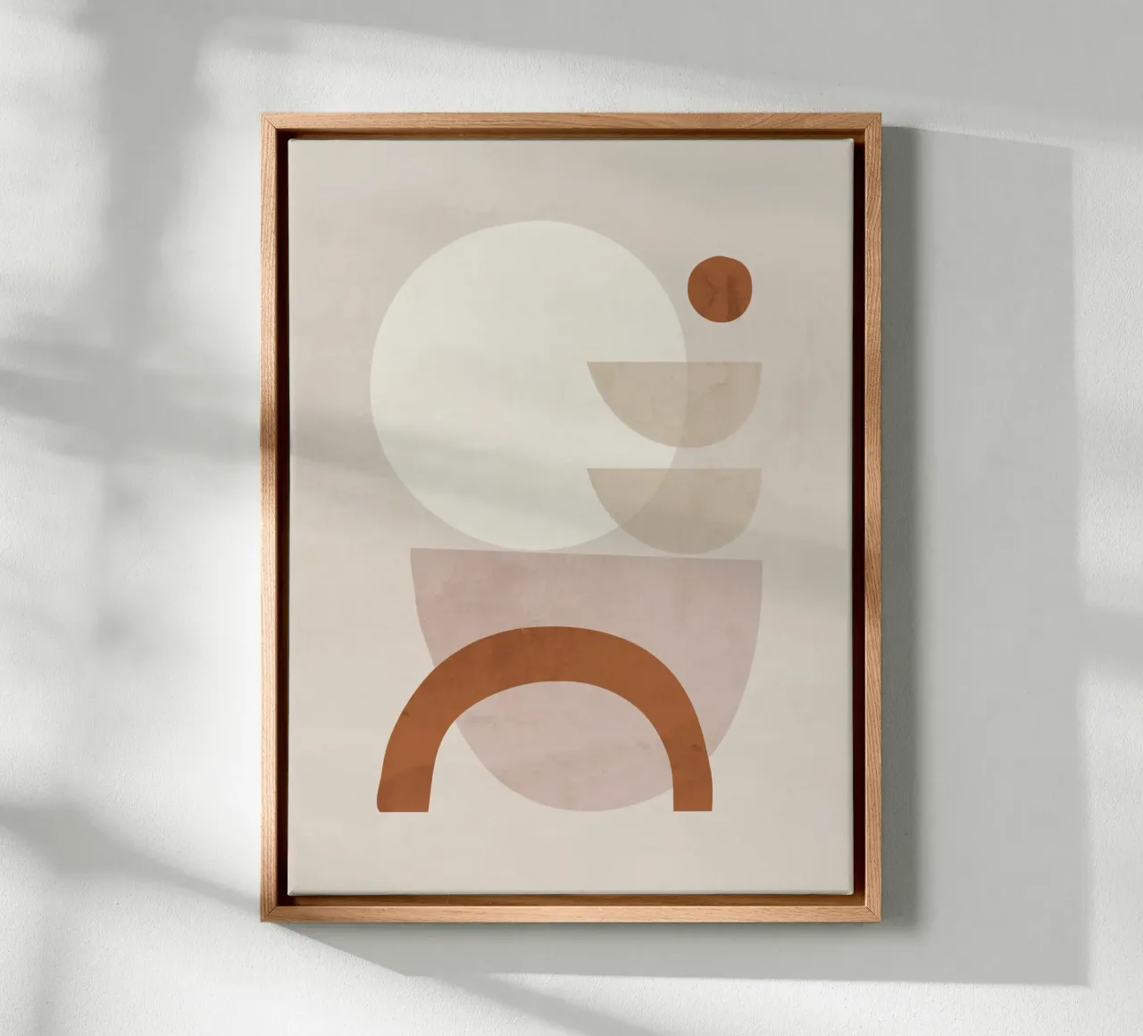Forme minimaliste 4 tela con Cornice a cassetta da ThingDesign