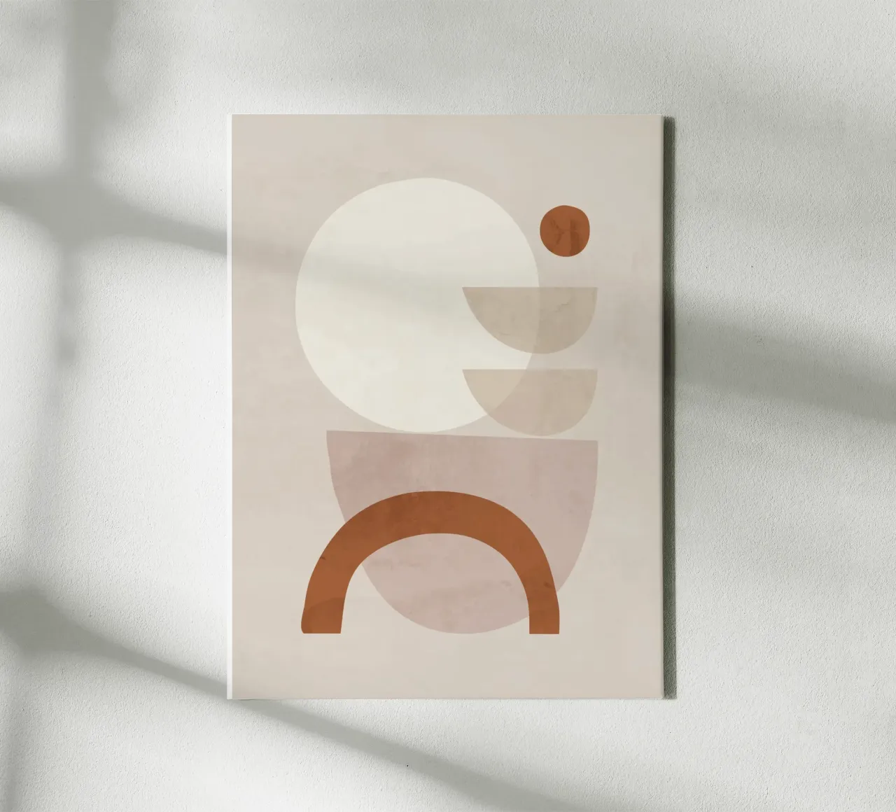 Forme minimaliste 4 tela con Cornice a cassetta da ThingDesign