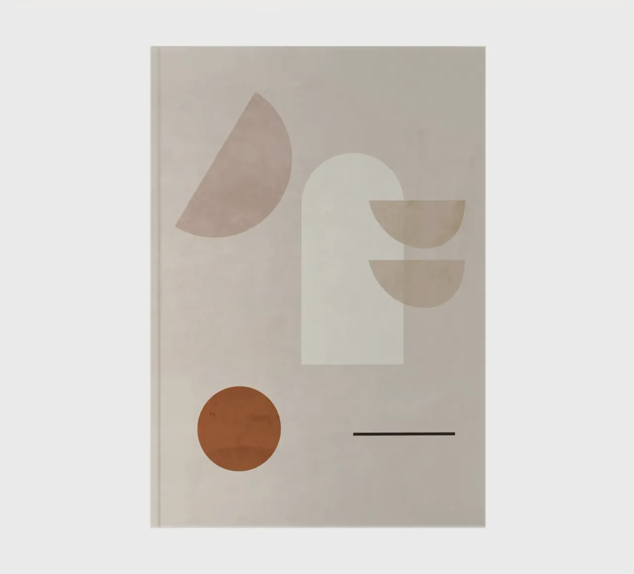 Minimalist Shapes 5 notebook by ThingDesign