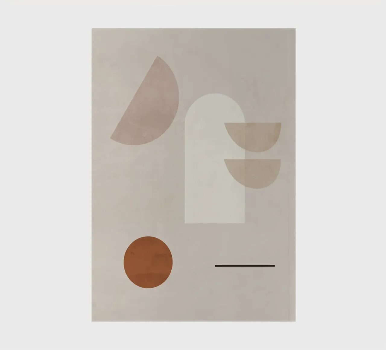Minimalist Shapes 5 notebook by ThingDesign