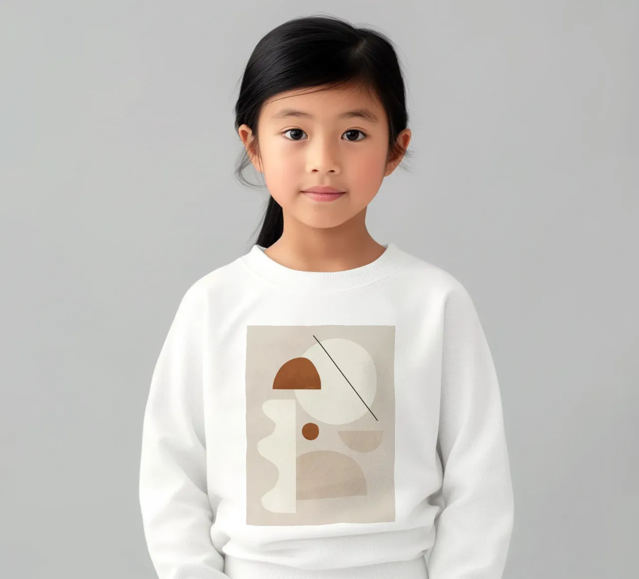 Minimalist Shapes 6 kids sweatshirt by ThingDesign