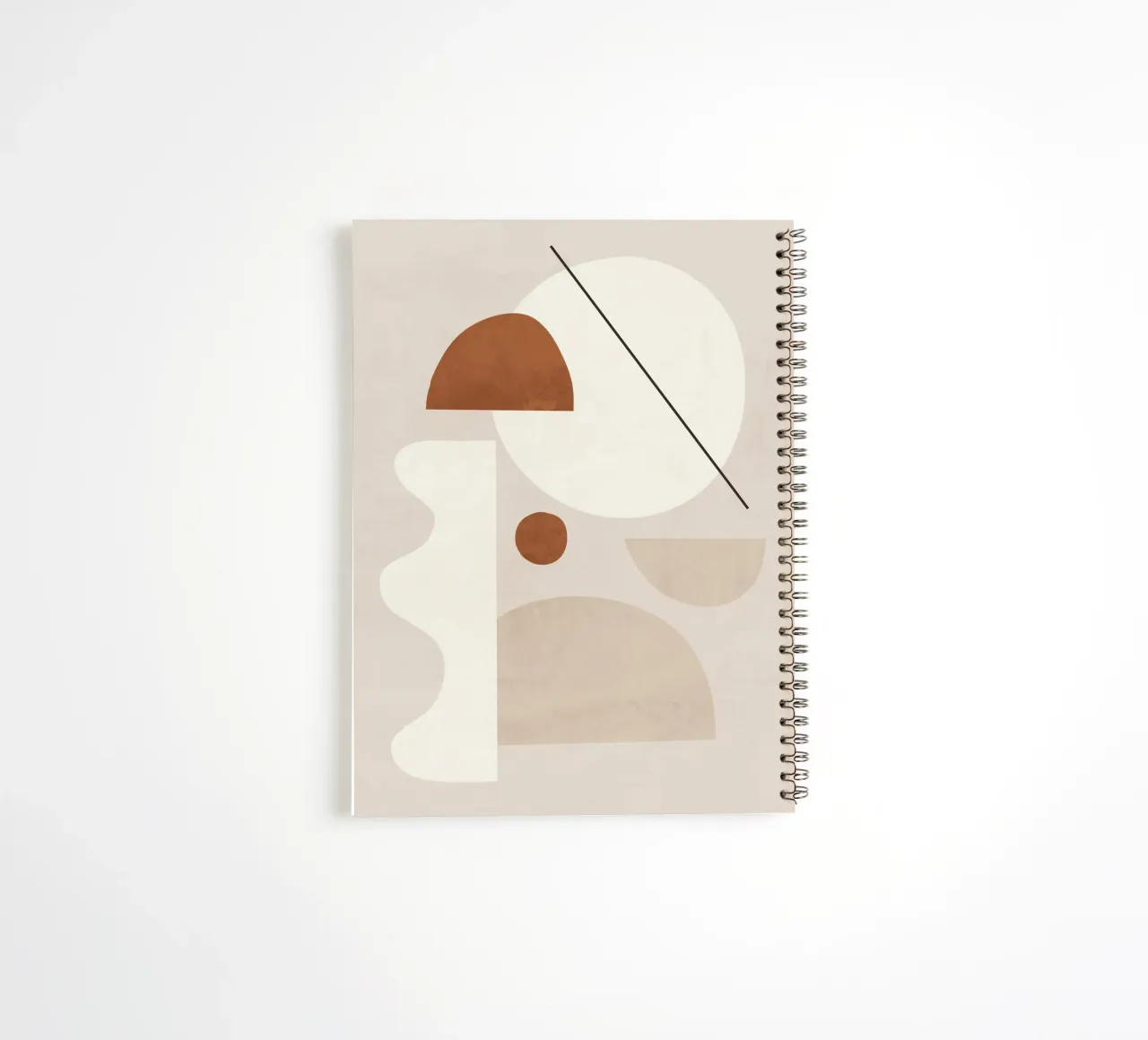 Minimalist Shapes 6 spiral notebook by ThingDesign